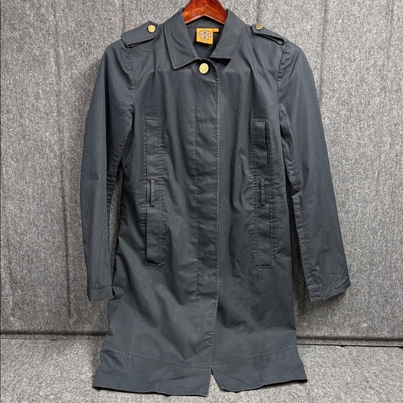 Tory Burch Jackets & Blazers - Tory Burch Black Coat with Gold Accents